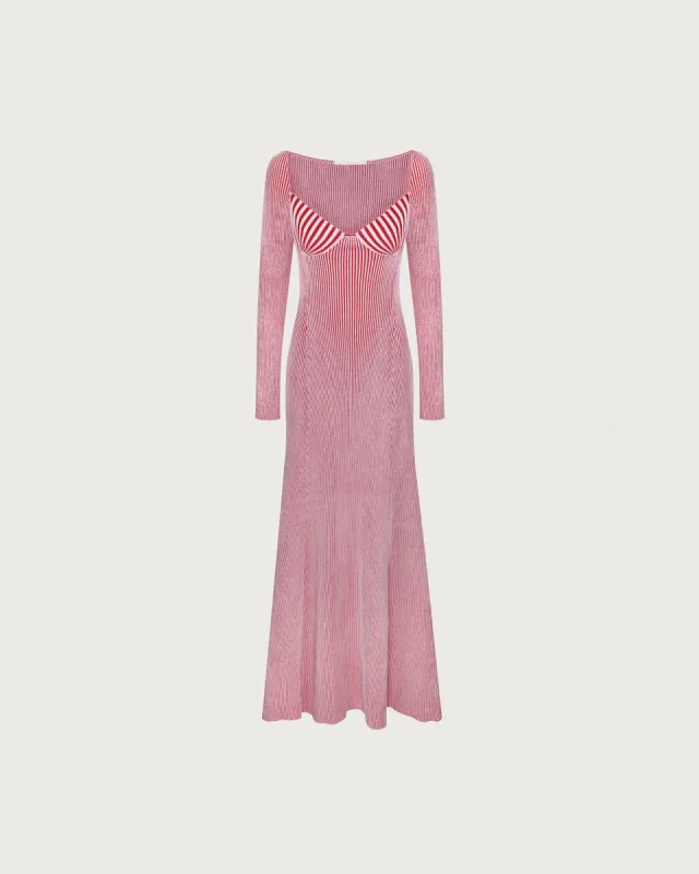 SEASHELL KNITTED DRESS made by Bevza