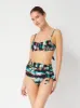 Side Tie High Waist Bottom Bimini Sky sold by Change of Scenery