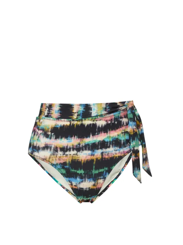 Side Tie High Waist Bottom Bimini Sky sold by Change of Scenery