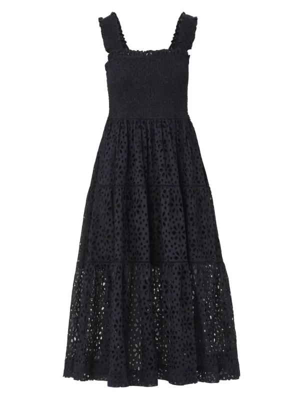 Kristen Dress Black Seaside Eyelet sold by Change of Scenery