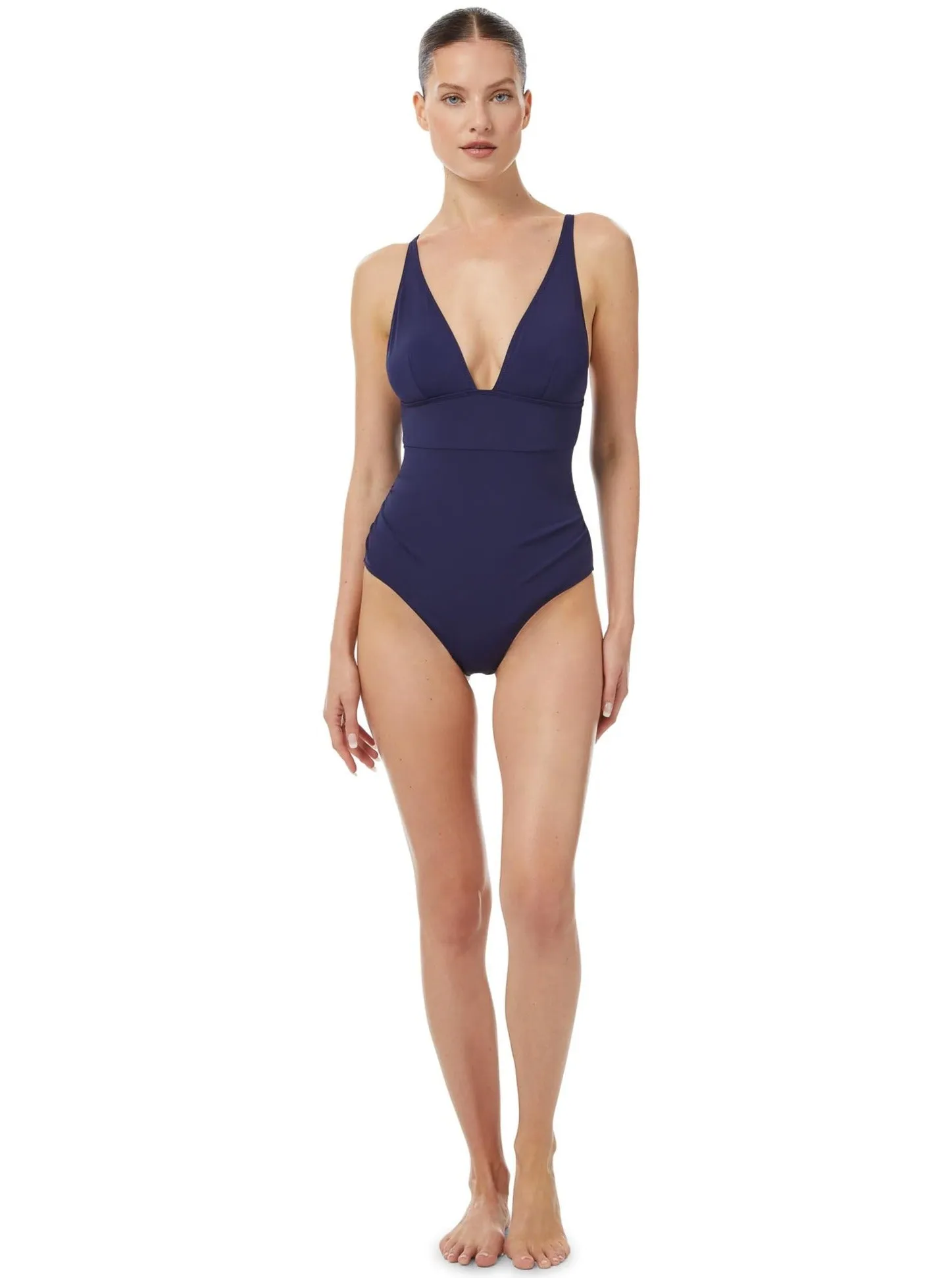 Niki One Piece Navy Satin sold by Change of Scenery product image thumbnail 4