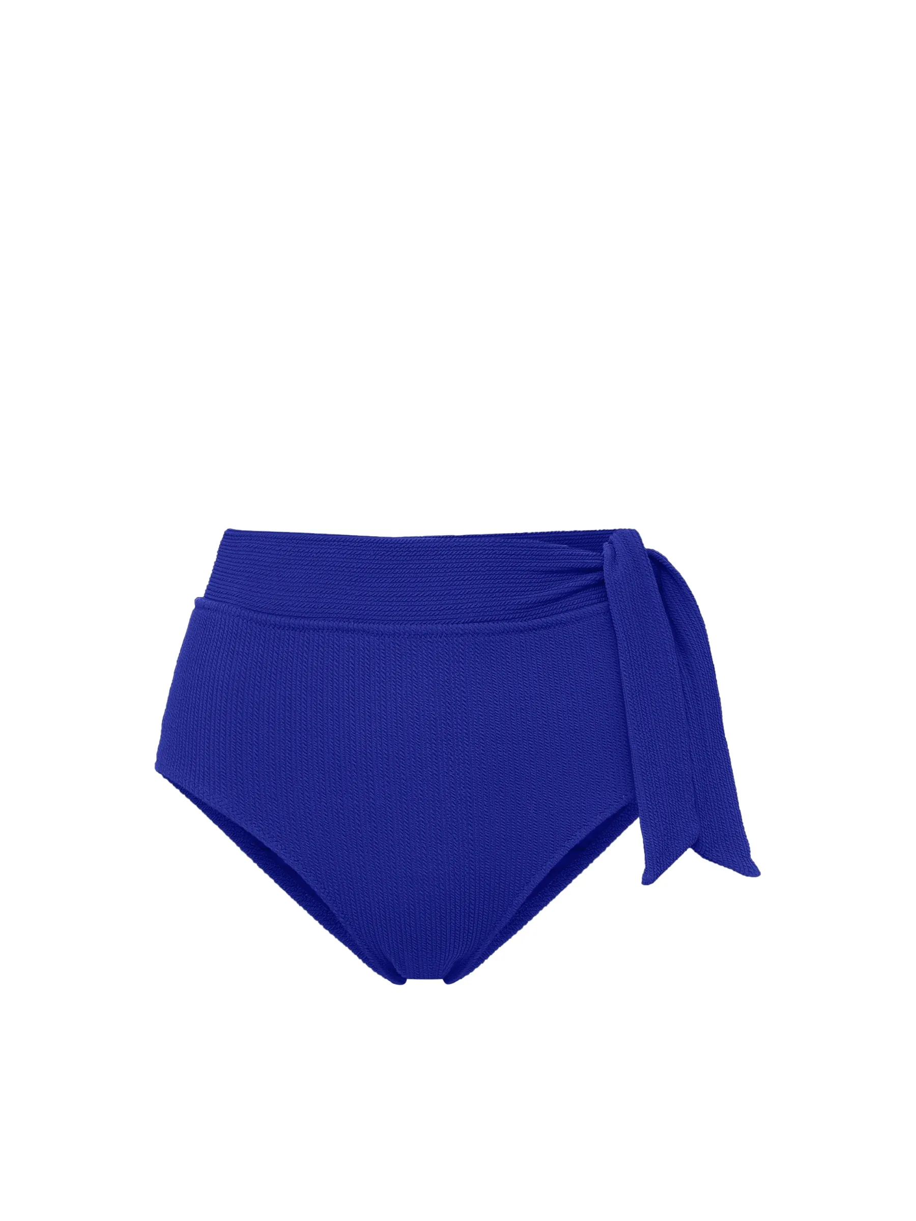 Side Tie High Waist Bottom Iris Texture sold by Change of Scenery