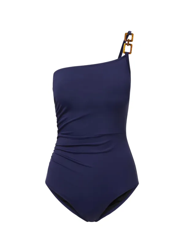 Kara One Piece Navy Satin sold by Change of Scenery