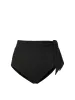 Side Tie High Waist Bottom Black Texture sold by Change of Scenery