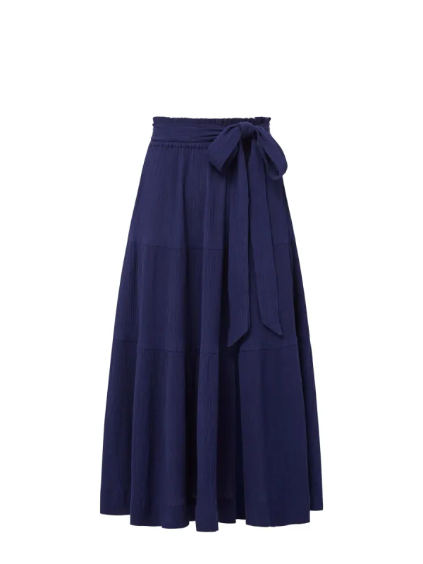 Jenni Skirt Navy sold by Change of Scenery