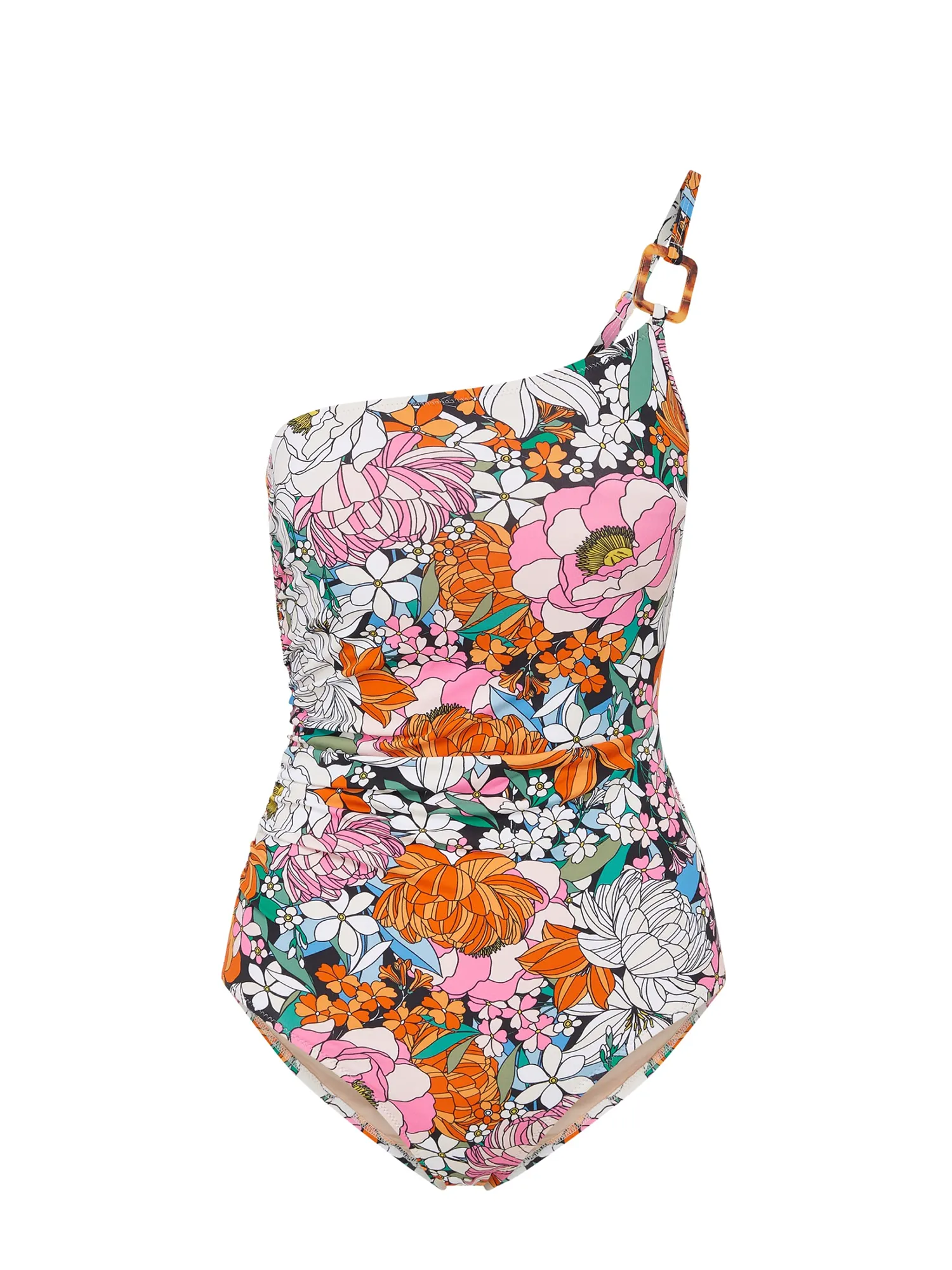 Kara One Piece Trim Tropical Garden sold by Change of Scenery