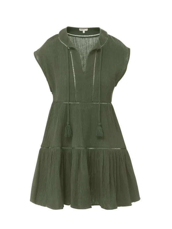 Gari Dress Olive sold by Change of Scenery