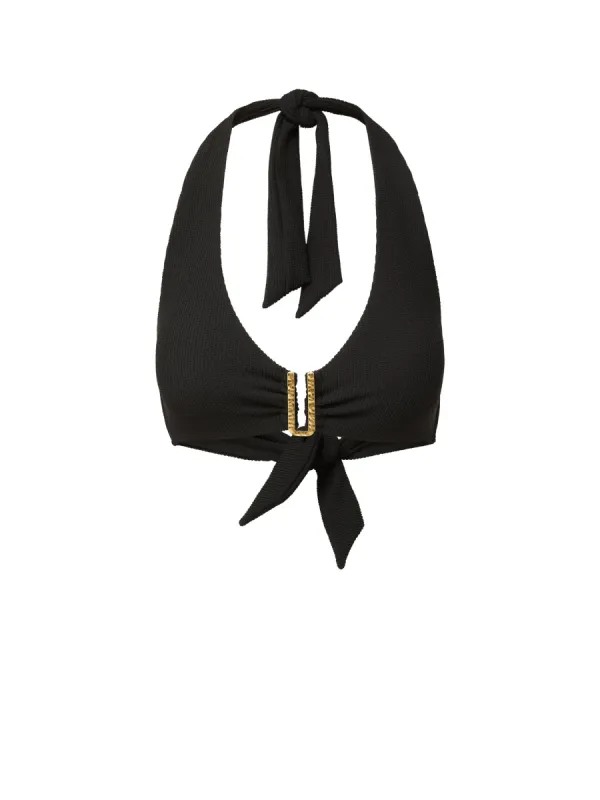 Melissa Top In Black Texture sold by Change of Scenery