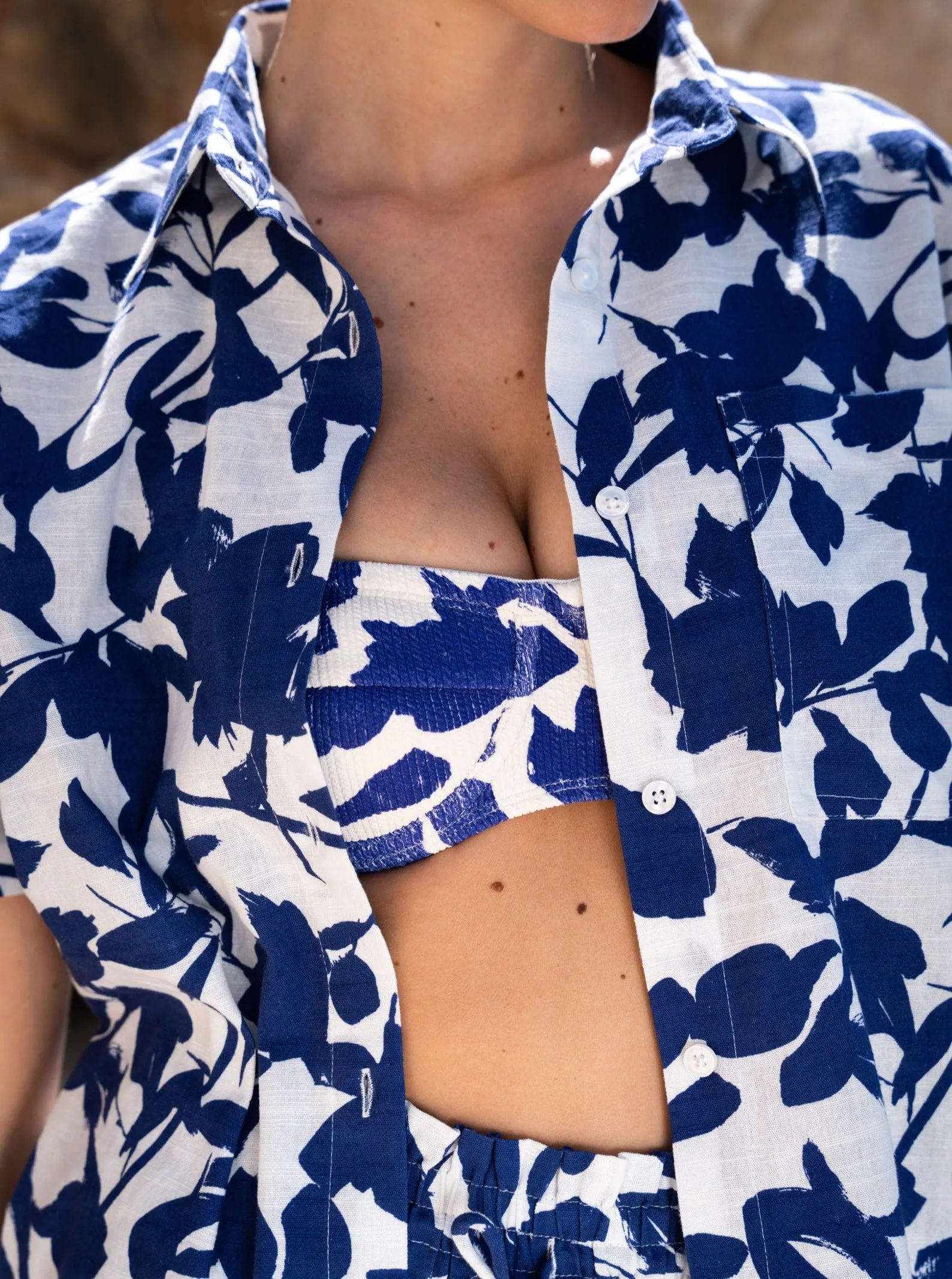 Michelle Shirt In Moraea Garden sold by Change of Scenery product image thumbnail 3