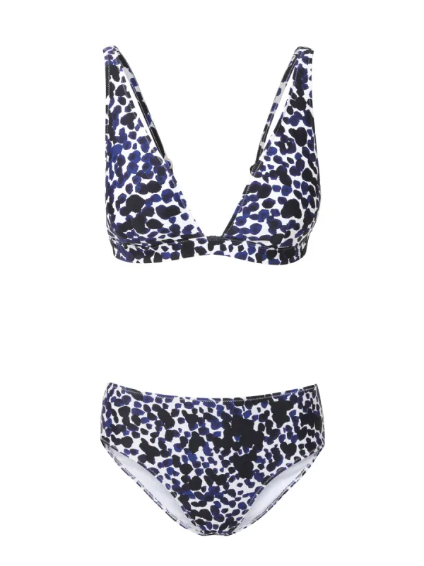 Jessica Top + Classic Midrise Bottoms in Animal Dot sold by Change of Scenery