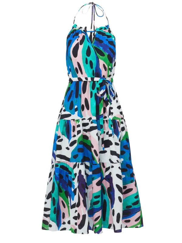 Abbie Dress Palm Island sold by Change of Scenery