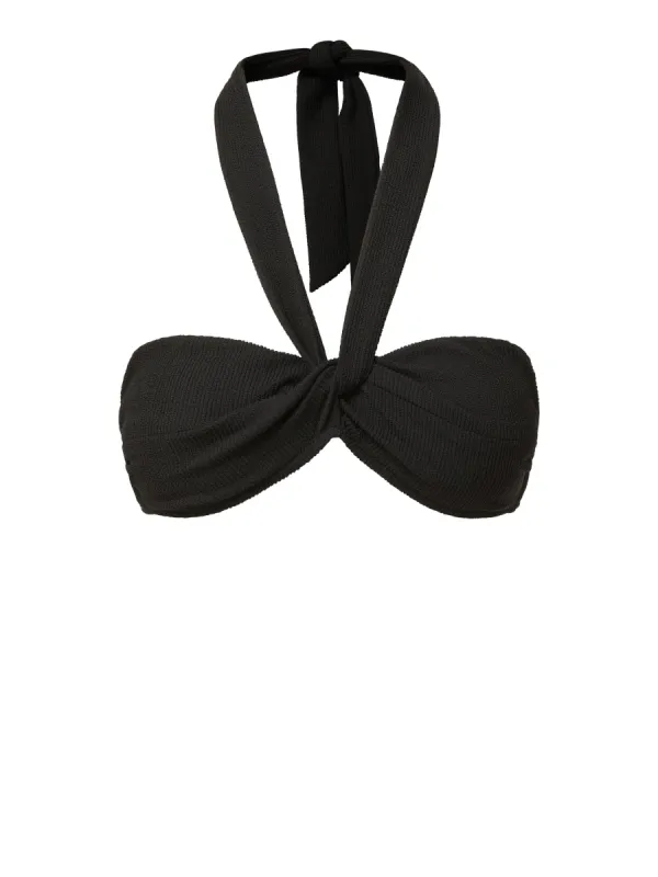Loryn Swim Top Black Texture sold by Change of Scenery