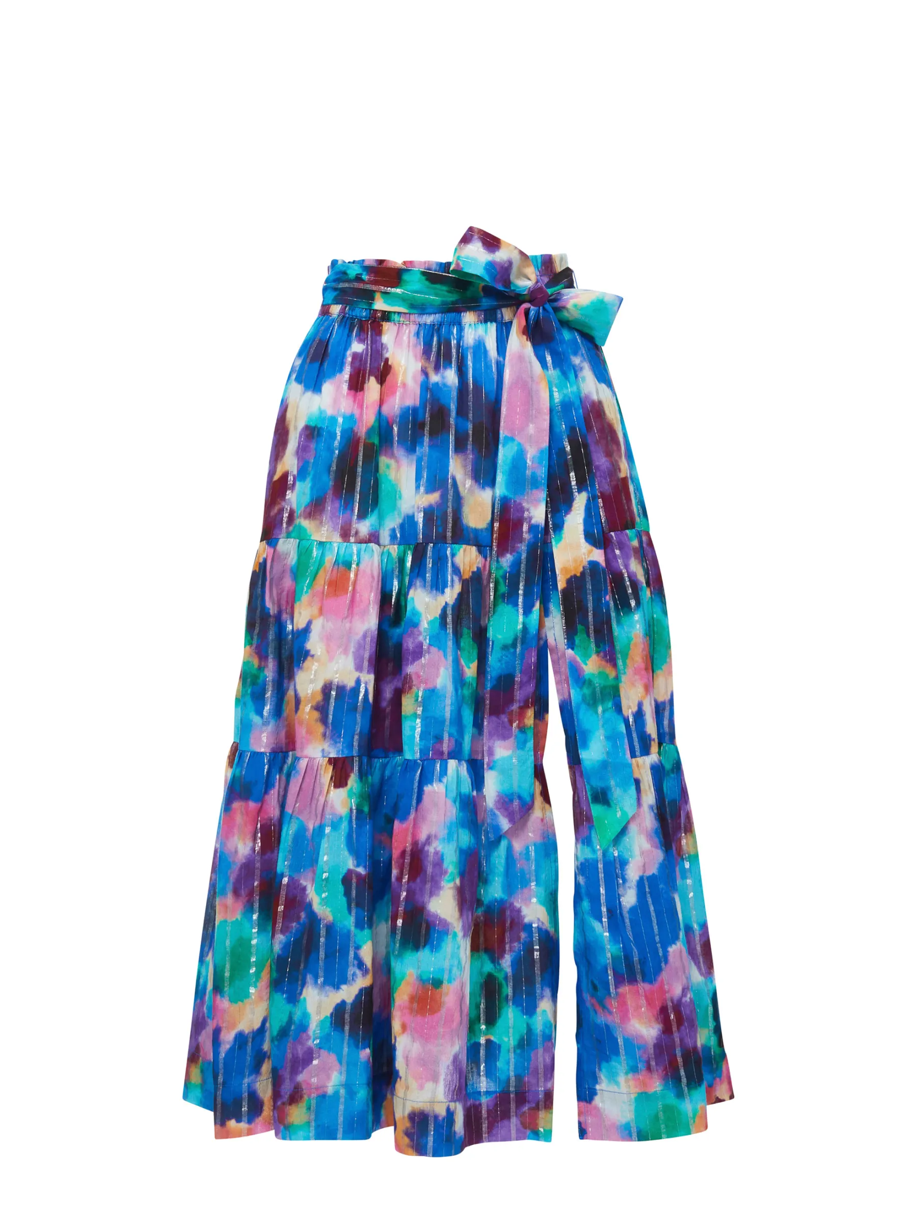 Jenni Skirt Giverny Gardens Metallic sold by Change of Scenery