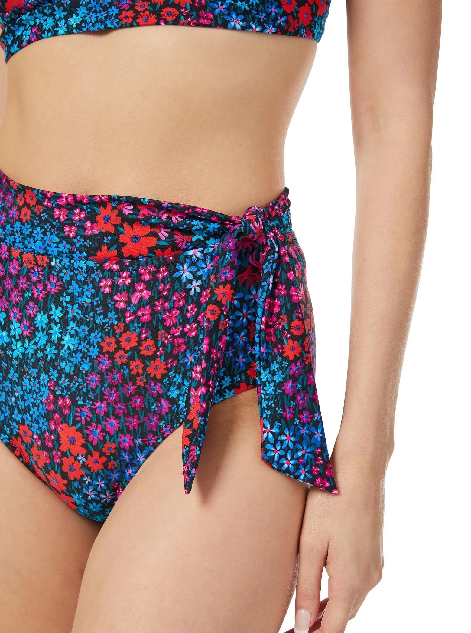 Side Tie High Waist Bottom In Bloom sold by Change of Scenery product image thumbnail 5