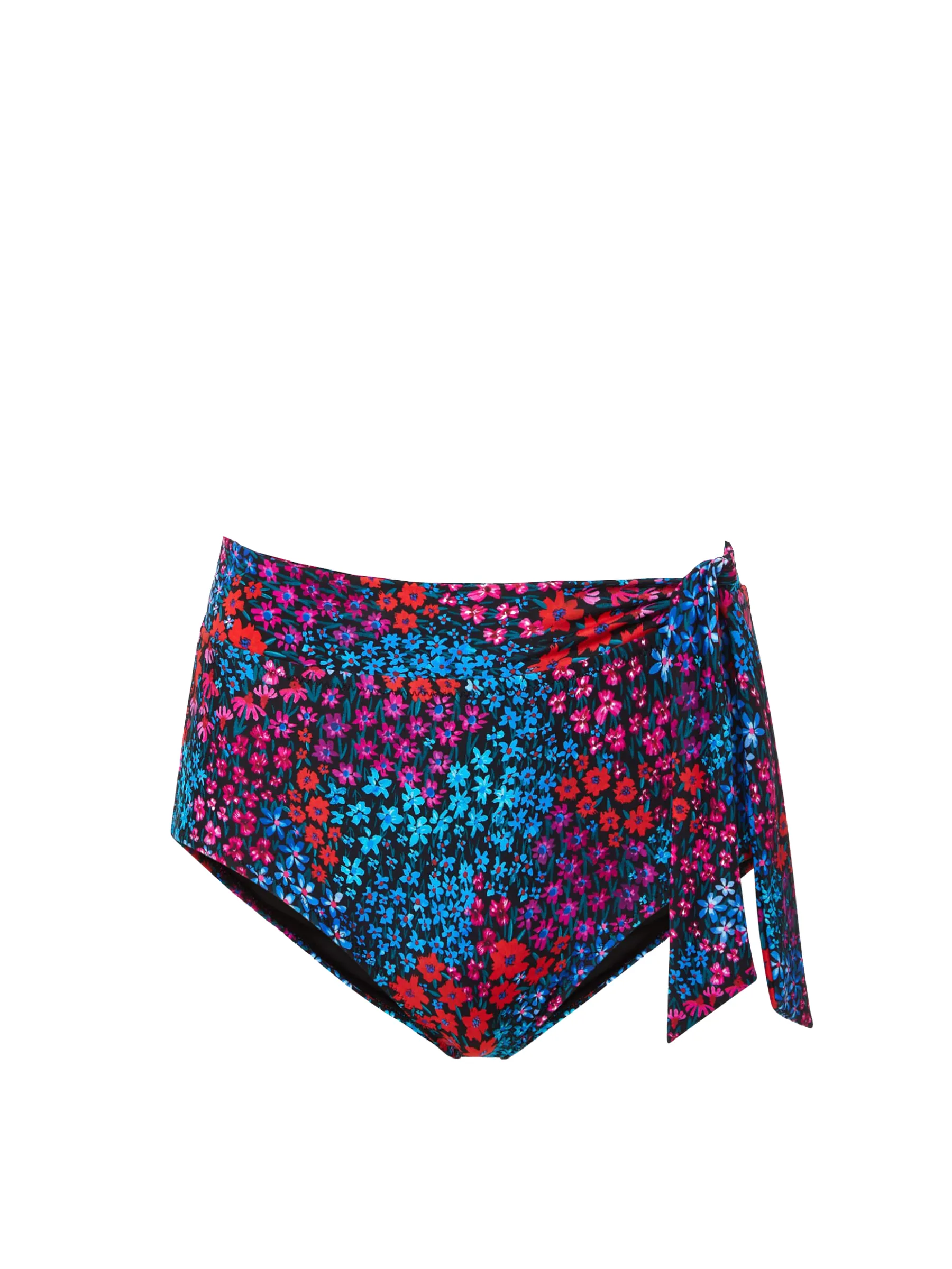 Side Tie High Waist Bottom In Bloom sold by Change of Scenery