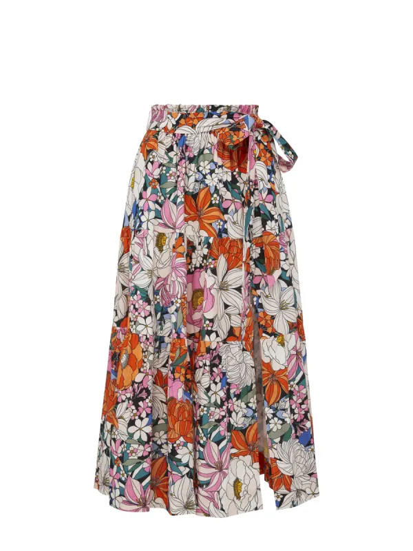 Jenni Skirt Tropical Garden sold by Change of Scenery
