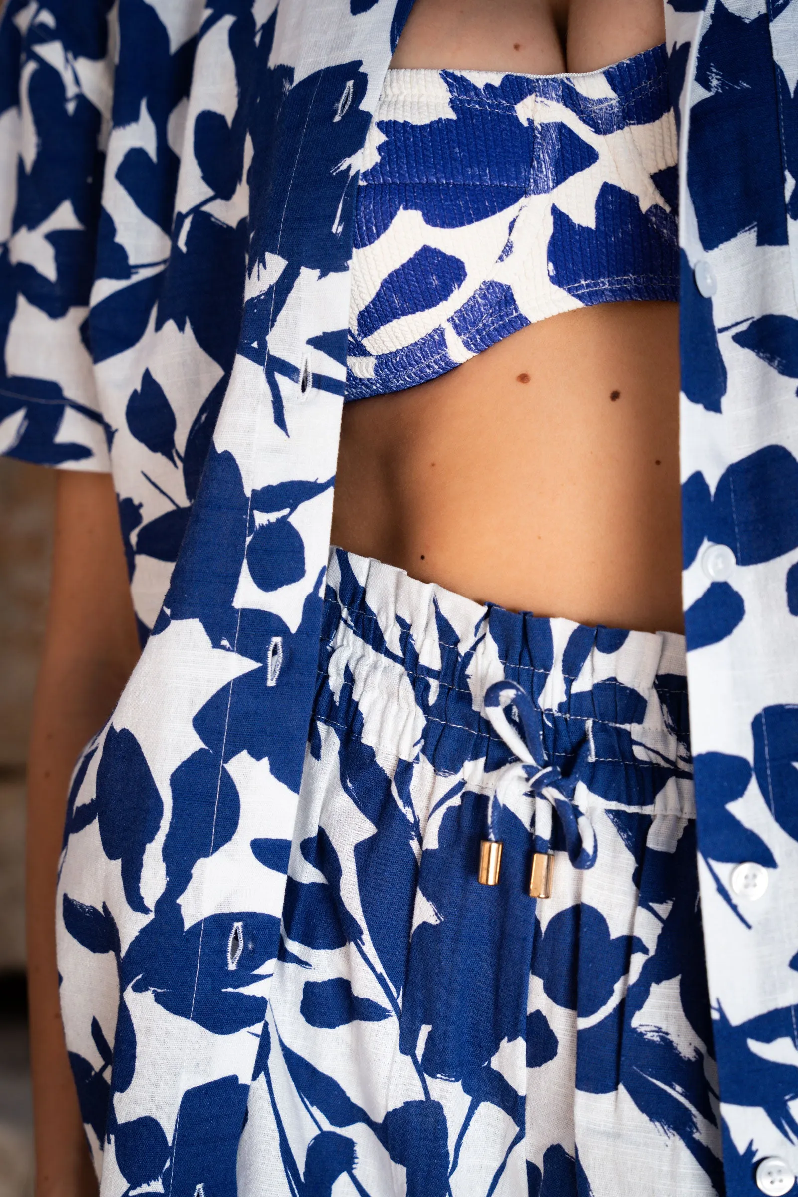 Michelle Top + Vicki Shorts Set in Moraea Garden sold by Change of Scenery product image thumbnail 3