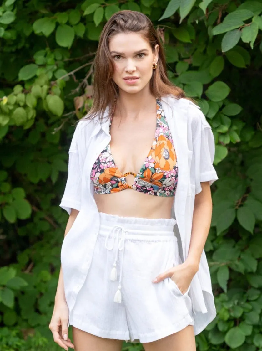 Michelle Top + Vicki Shorts Set in Fresh White sold by Change of Scenery product image thumbnail 2