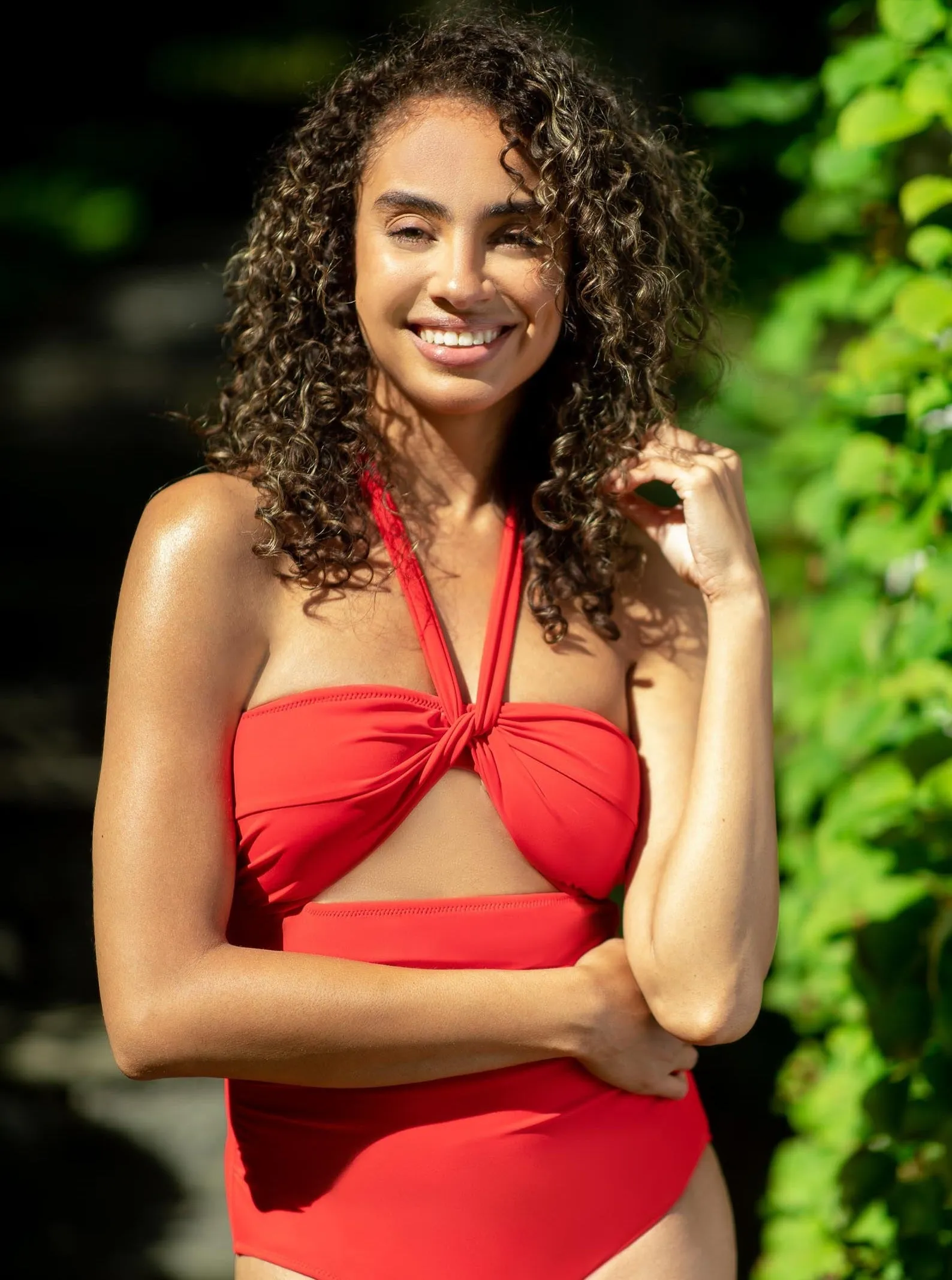 Ella One Piece Cherry Red sold by Change of Scenery product image thumbnail 2