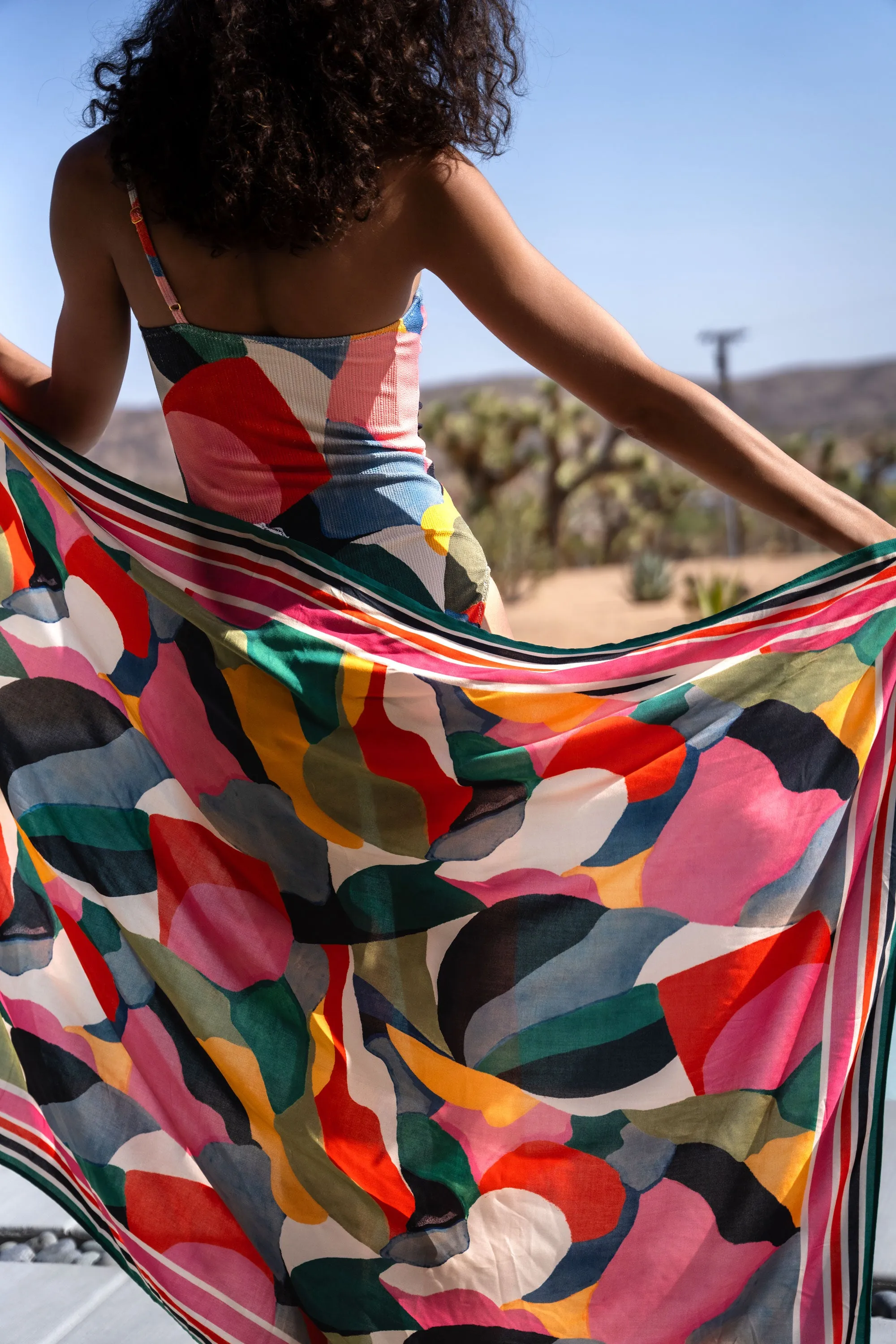 Melanie Pareo In Carta Colorblock sold by Change of Scenery product image thumbnail 2