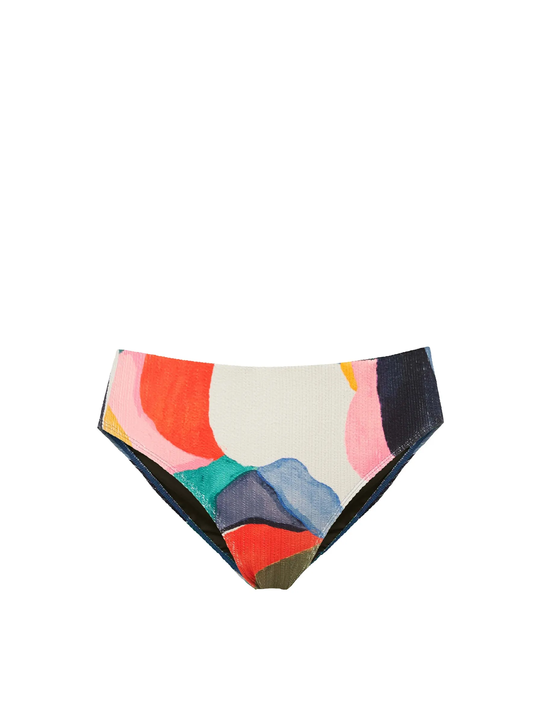 Classic Midrise Bottom In Carta Colorblock Texture sold by Change of Scenery