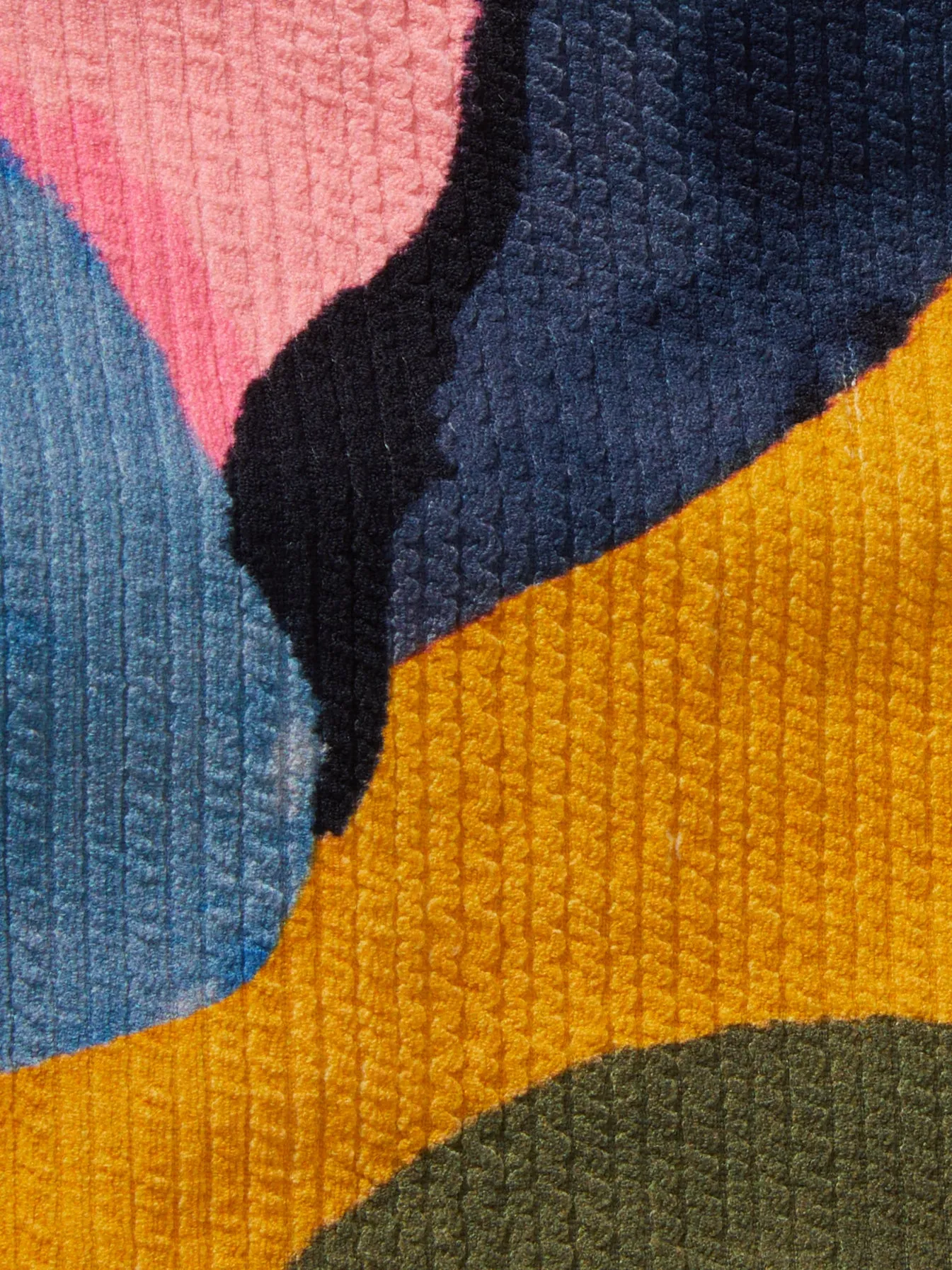 Classic Midrise Bottom In Carta Colorblock Texture sold by Change of Scenery product image thumbnail 5