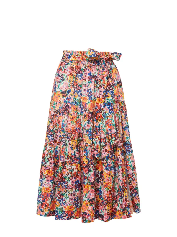 Jenni Skirt In Painted Petals sold by Change of Scenery