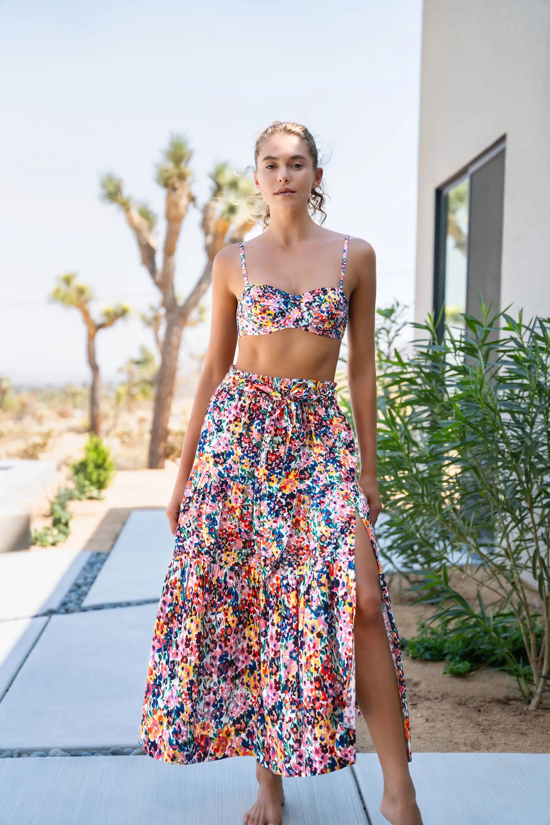 Jenni Skirt In Painted Petals sold by Change of Scenery product image thumbnail 2