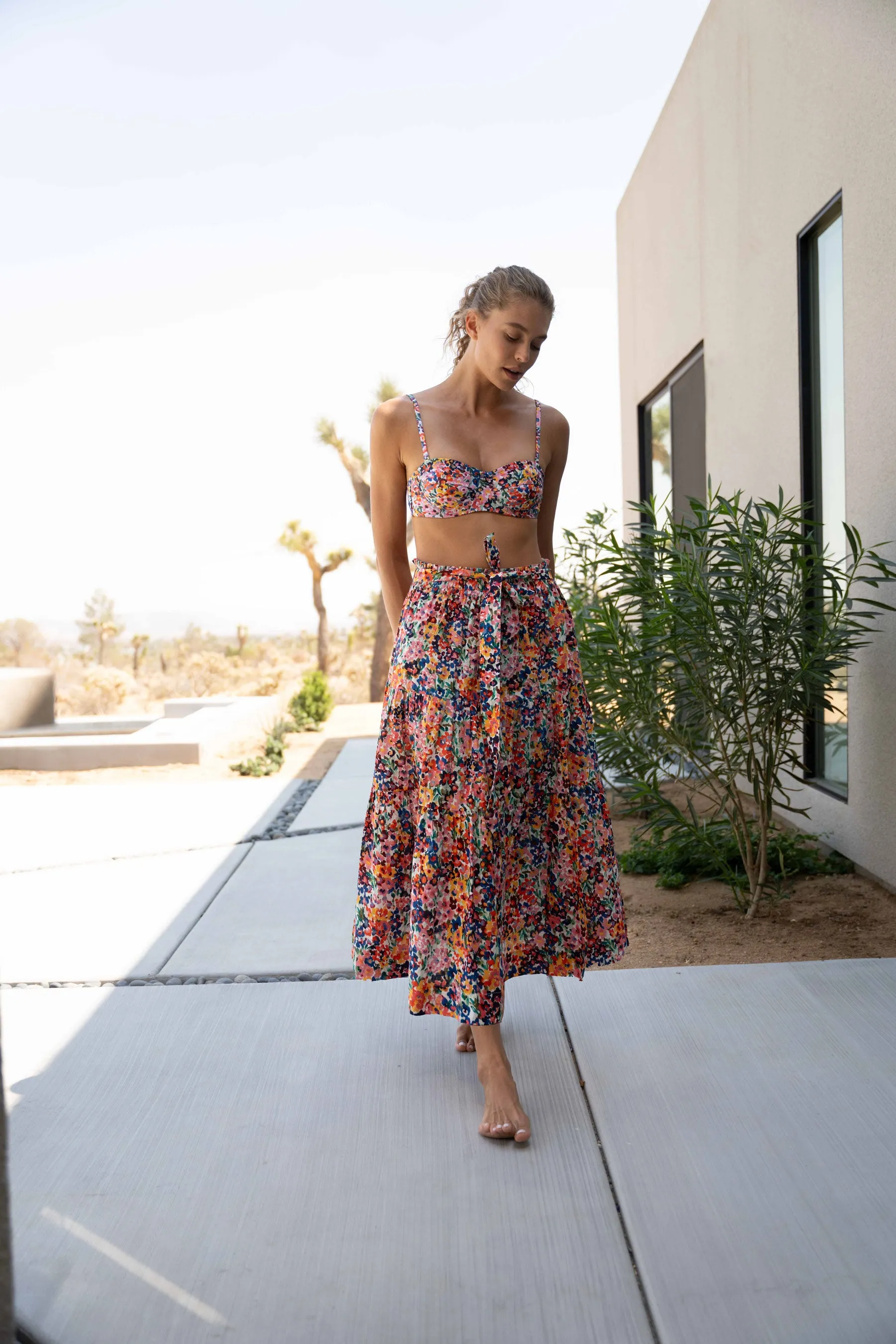 Jenni Skirt In Painted Petals sold by Change of Scenery product image thumbnail 4