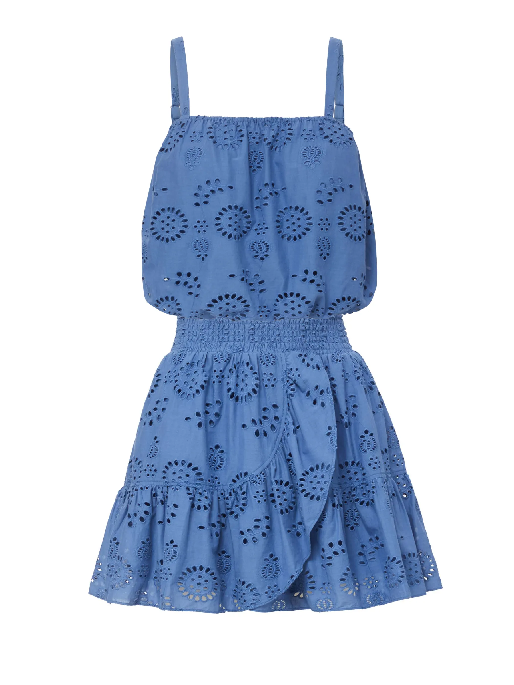 Dani Top + Izzy Skirt Set in Steel Blue Eyelet sold by Change of Scenery product image thumbnail 2