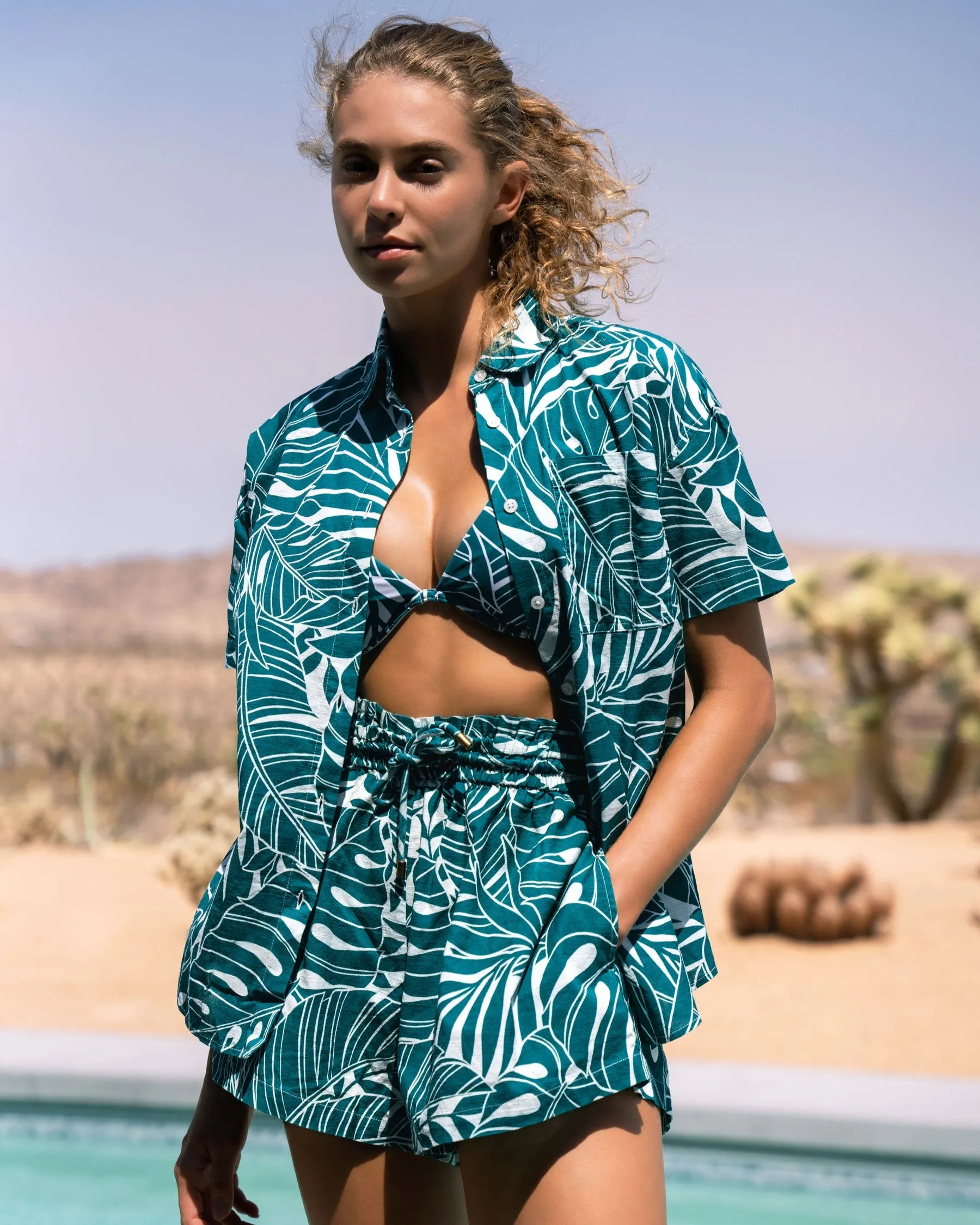 Michelle Top + Vicki Shorts Set in Isle of Palms sold by Change of Scenery product image thumbnail 2