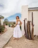 Charlie Skirt In Fresh White Eyelet sold by Change of Scenery