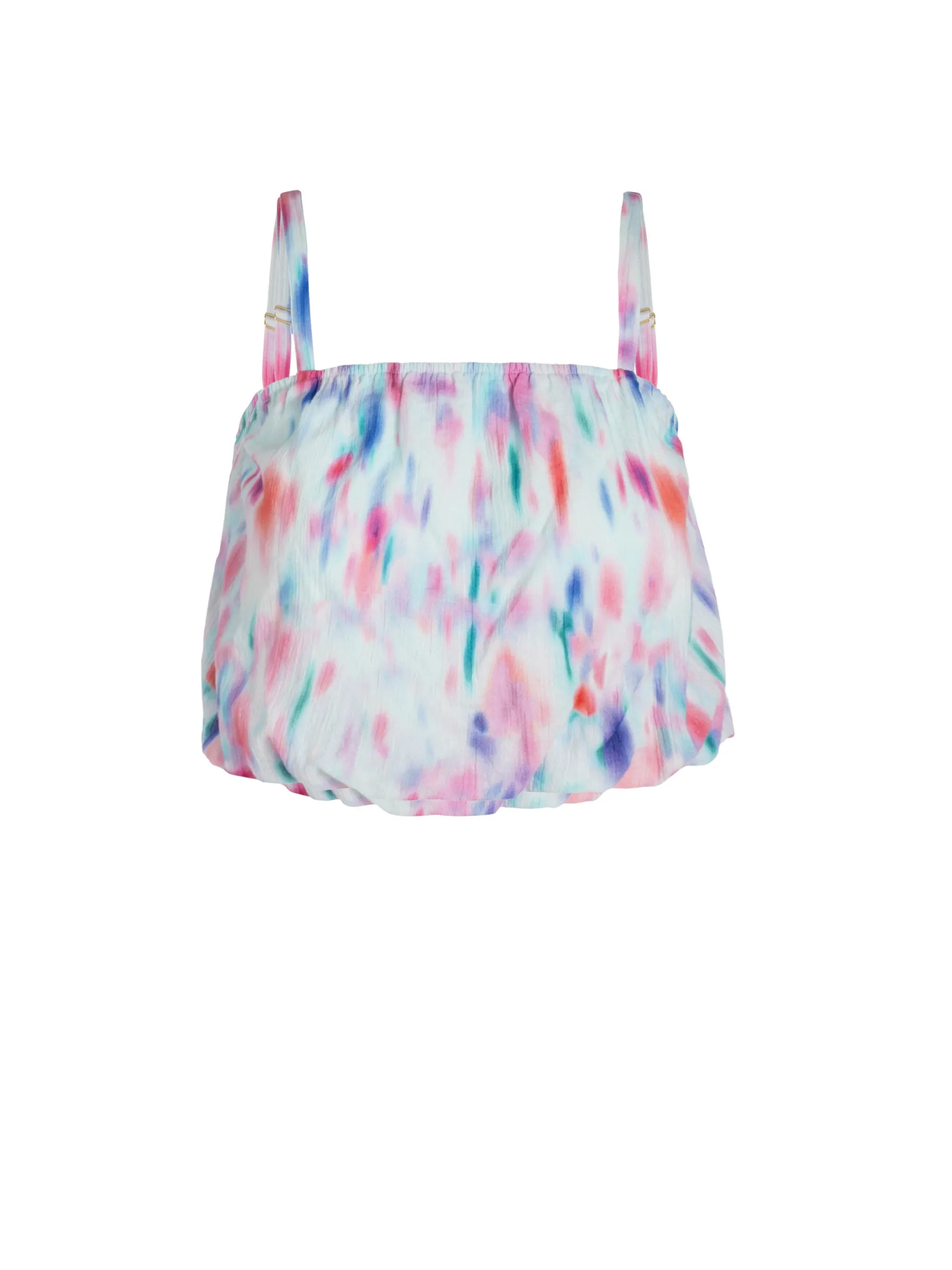 Dani Top In Hazy Ikat Seafoam sold by Change of Scenery