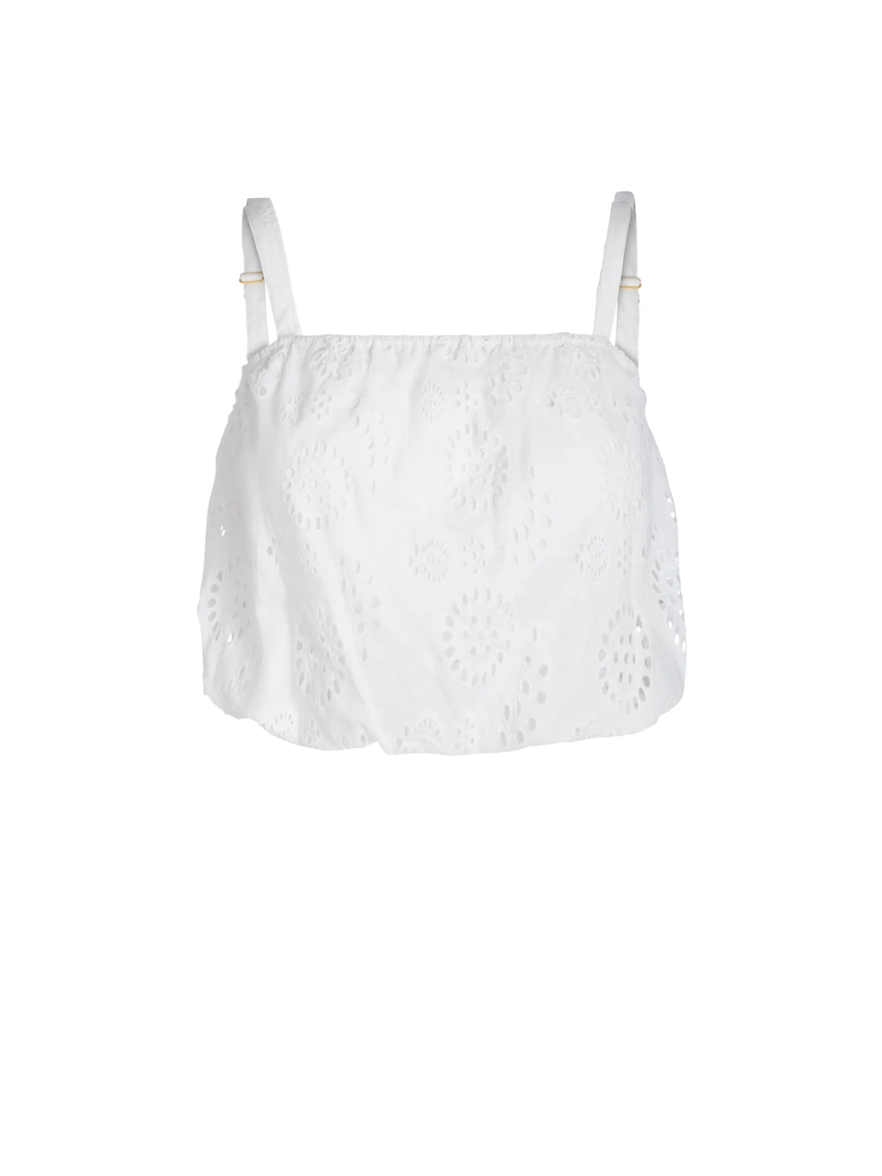 Dani Top In Fresh White Eyelet sold by Change of Scenery