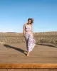 Charlie Skirt In Hazy Ikat Seafoam sold by Change of Scenery