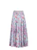 Charlie Skirt In Hazy Ikat Seafoam sold by Change of Scenery