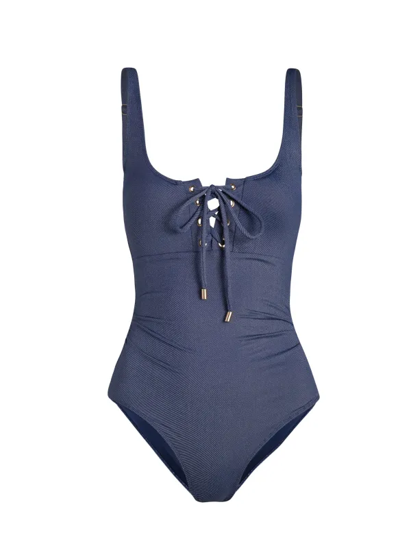 Taylor One Piece In Indigo Twill sold by Change of Scenery