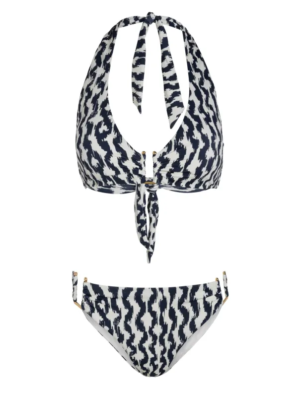 Shana Top + Layla U Bottom In Elysia Waves sold by Change of Scenery