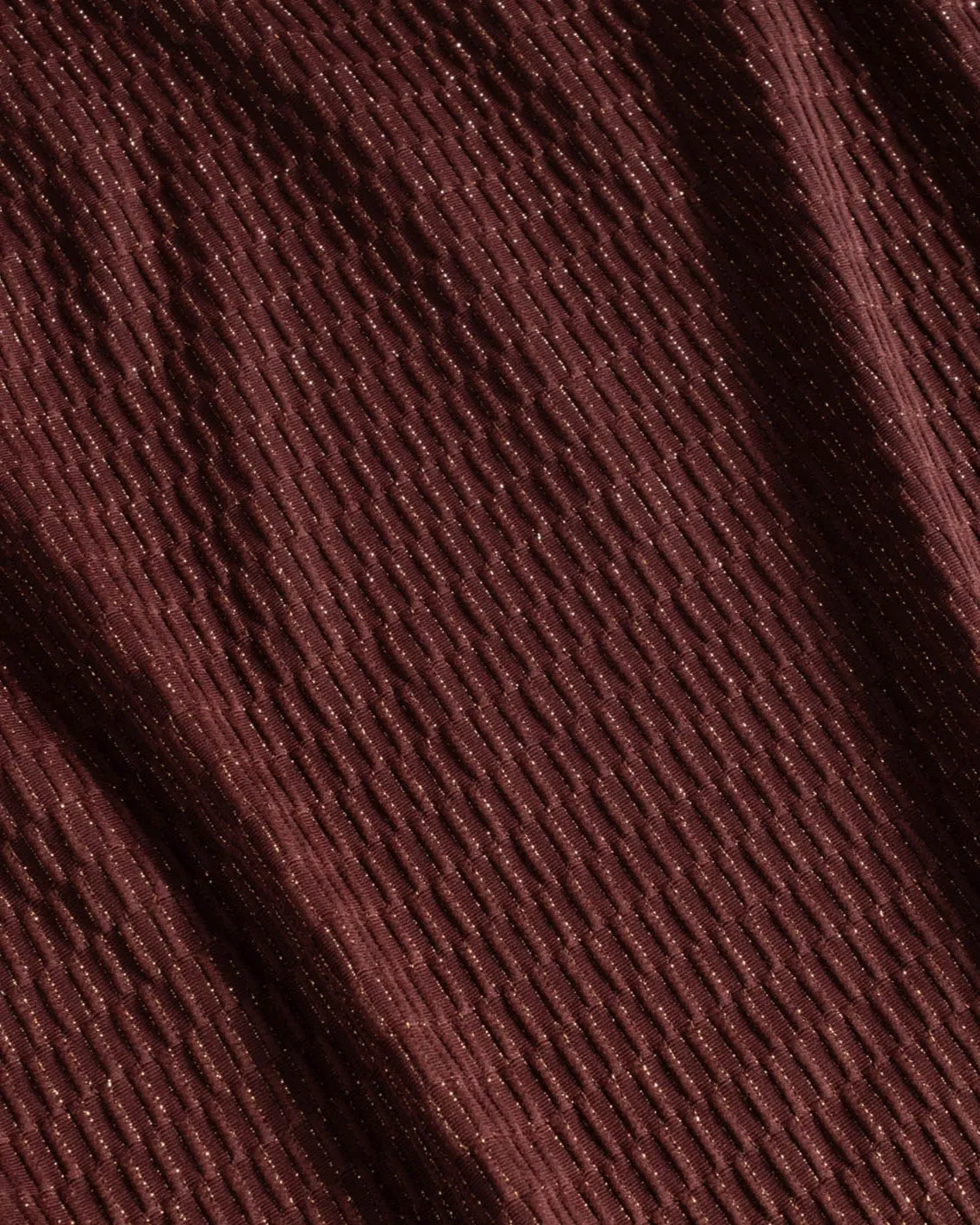 Side Tie High Waist Bottom In Cacao Metallic sold by Change of Scenery product image thumbnail 5