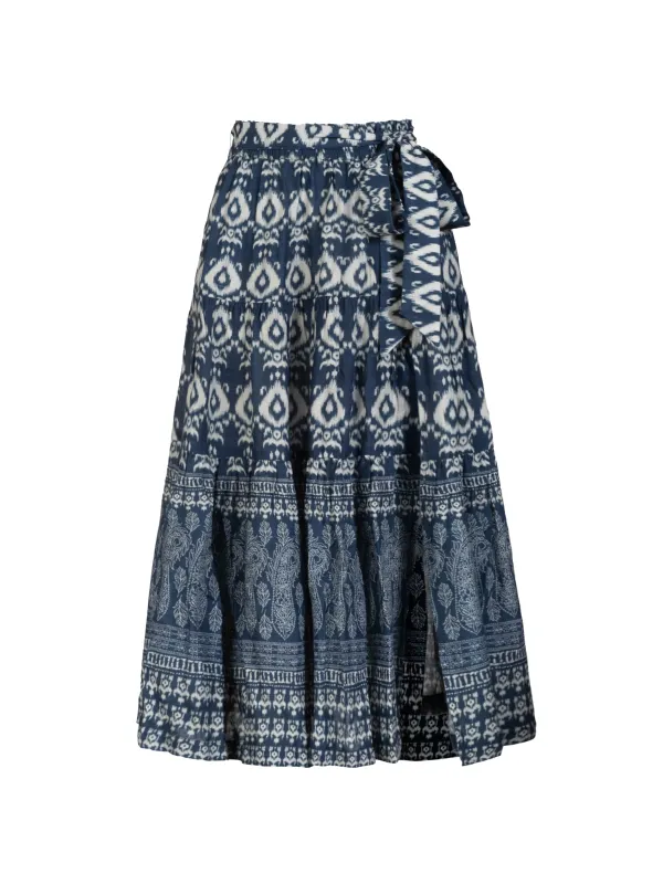 Jenni Skirt In Tivara Ikat sold by Change of Scenery