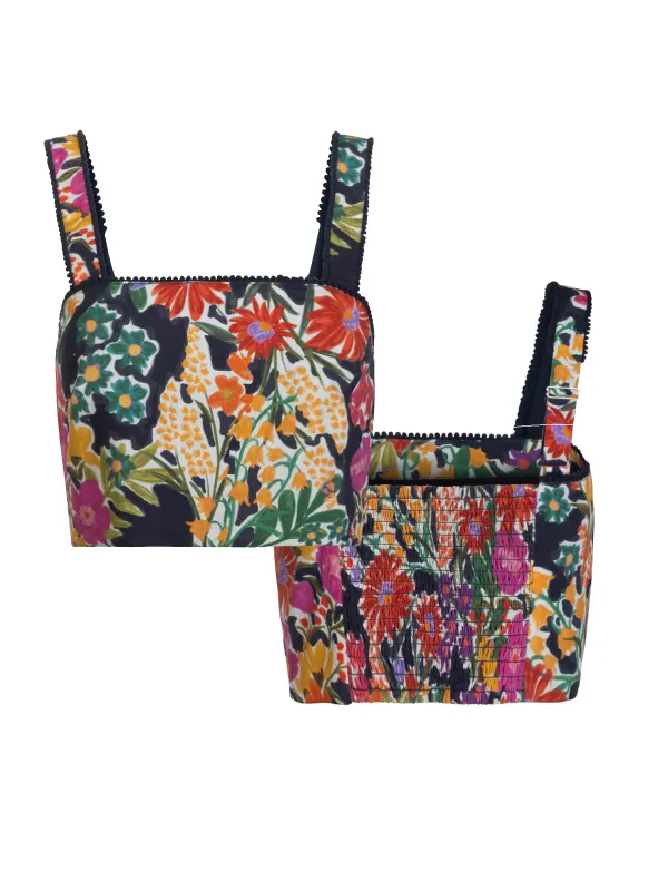 Ilyssa Crop Top In Gardenia sold by Change of Scenery