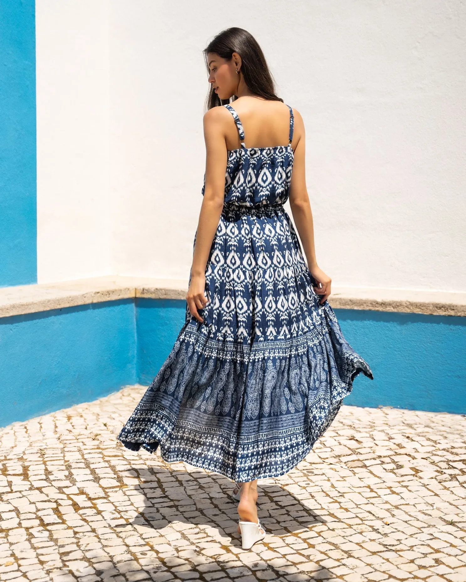 Dani Top + Jenni Skirt Set In Tivara Ikat sold by Change of Scenery product image thumbnail 5