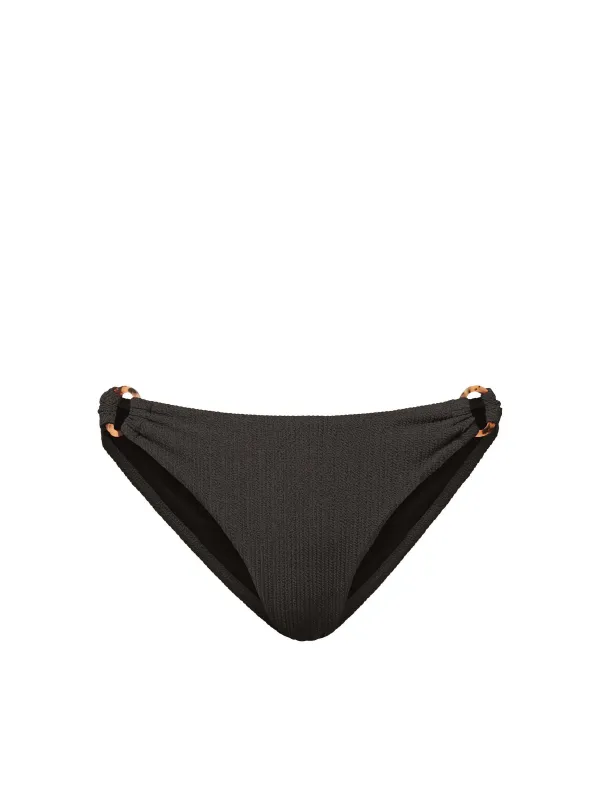 Camilla Ring Bottom In Black Texture with Tort Ring sold by Change of Scenery