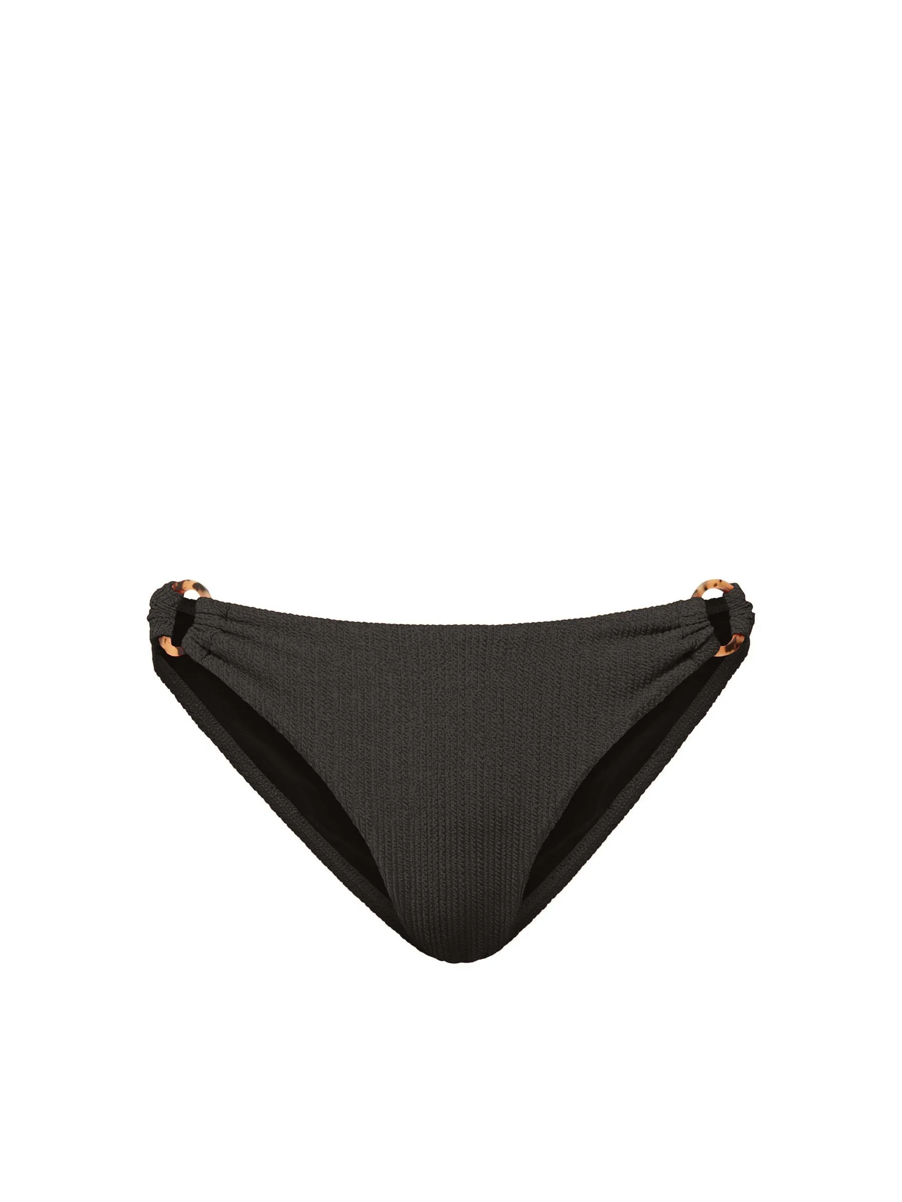 Camilla Ring Bottom In Black Texture with Tort Ring sold by Change of Scenery
