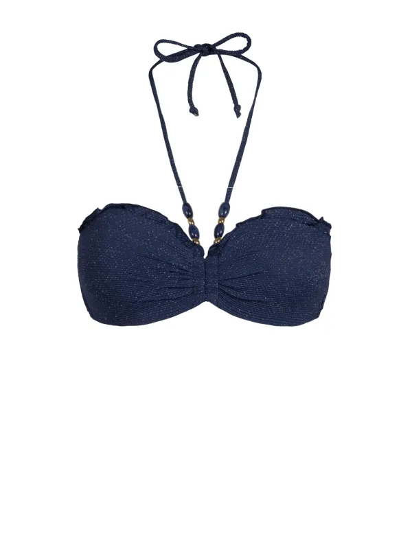 Alexis Top In Marine Blue Metallic made by Change of Scenery