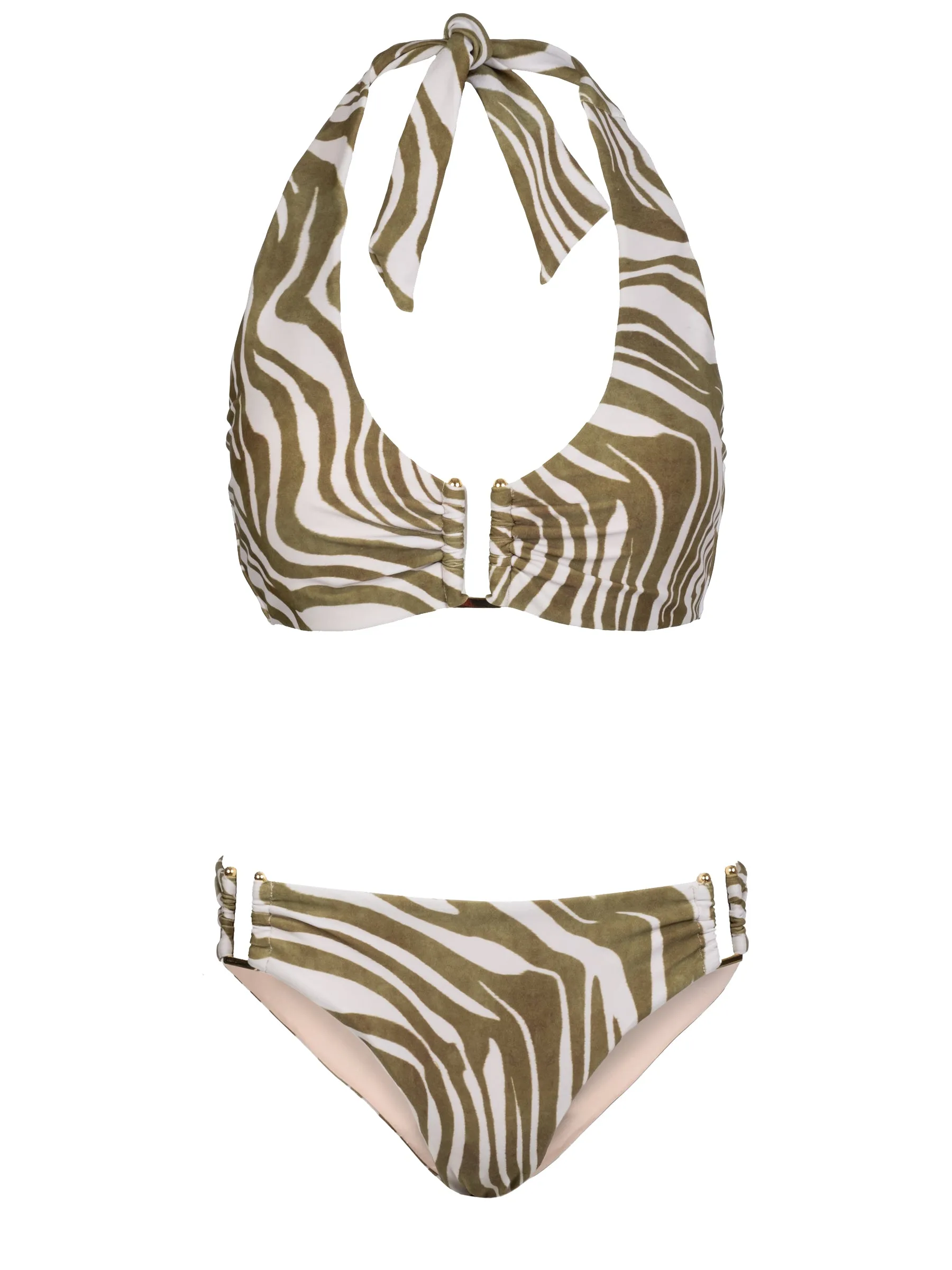 Shana Top + Layla U Bottom In Serengeti sold by Change of Scenery