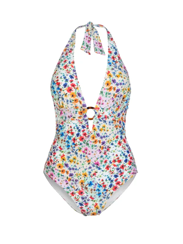 Gabrielle Halter One Piece In Wildflower Patch made by Change of Scenery