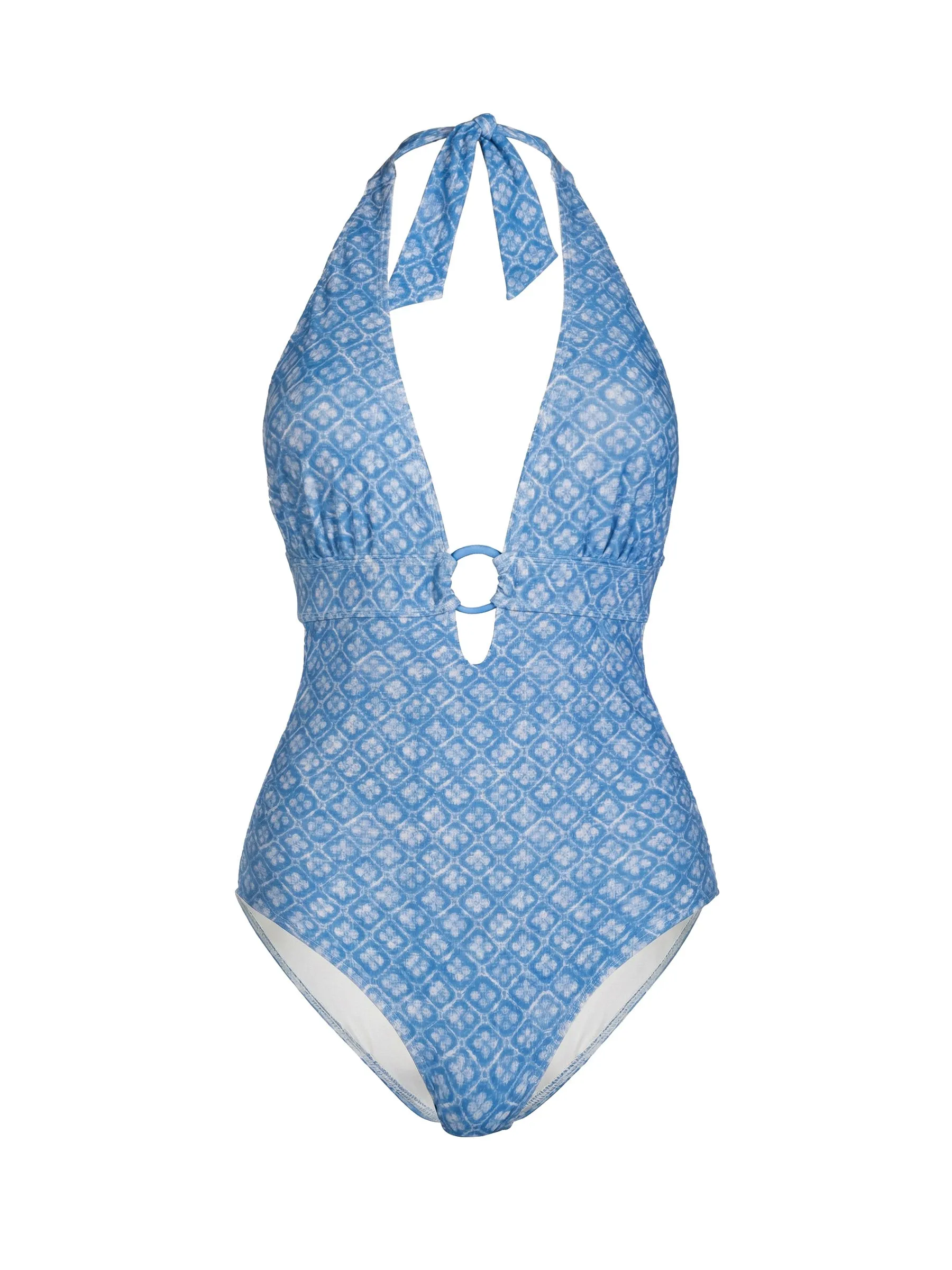 Gabrielle Halter One Piece In Meridien Breeze sold by Change of Scenery