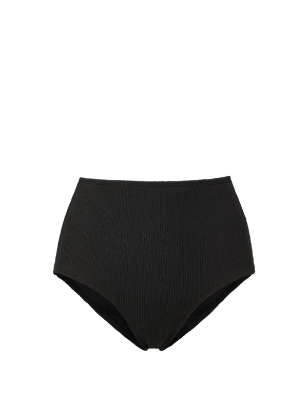 Classic High Waist Bottom In Black Texture sold by Change of Scenery