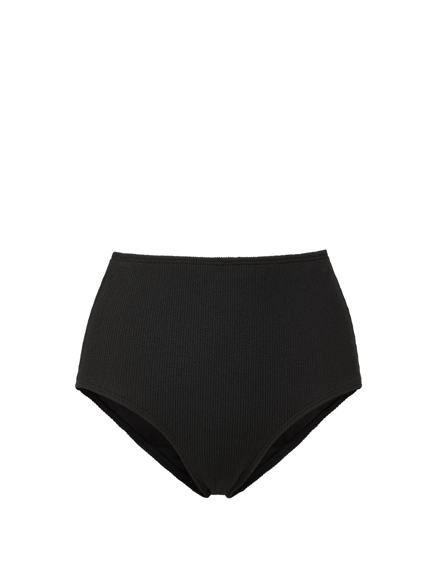 Classic High Waist Bottom In Black Texture sold by Change of Scenery